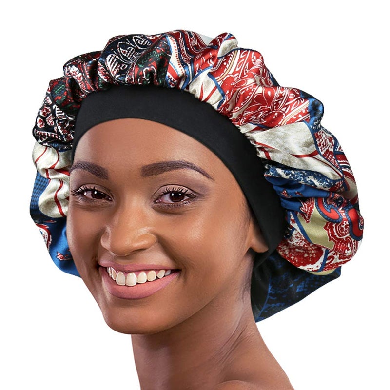 Alnorm Satin Night Cap Bonnet Hat for Makeup Super Soft Hair Band - Image 4